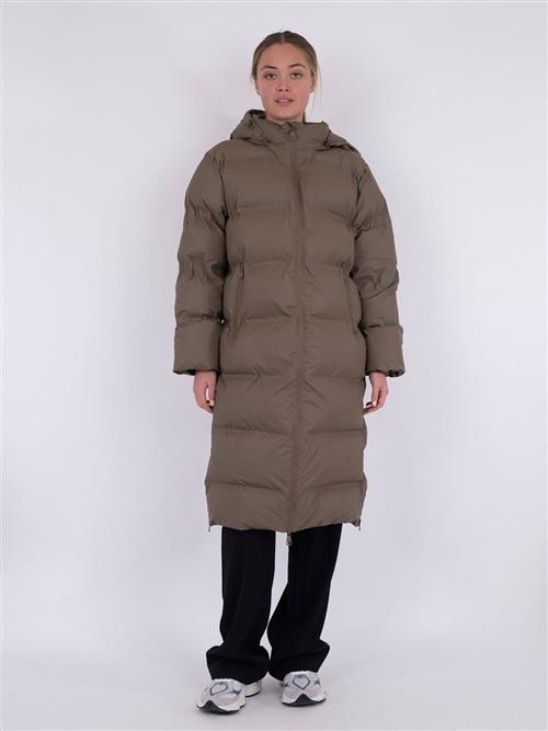 Neo Noir Viviana C Water Repellent Puffer Jacket Kvinde Dark Taupe Overgangsjakker Str 40 - hos Magasin