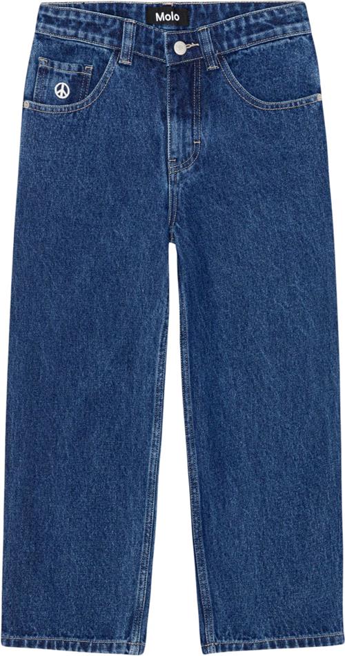 Molo Aska Str 6 år / 116 cm - Blå Jeans Bomuld hos Magasin