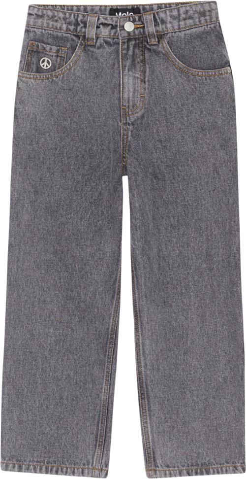 Molo Aska Str 12 år / 152 cm - Sort Jeans Bomuld hos Magasin