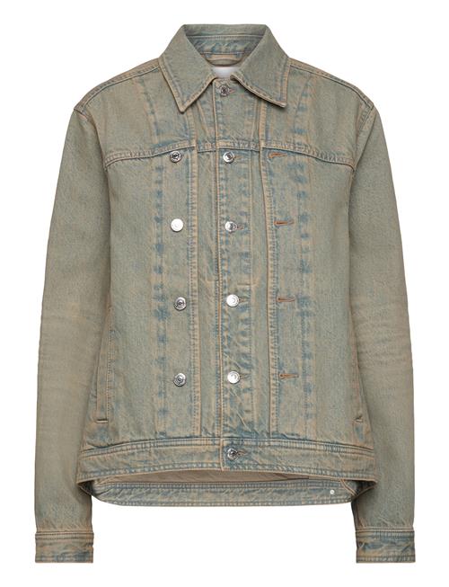 Wood Wood Agnes Rigid Denim Jacket Wood Wood Beige