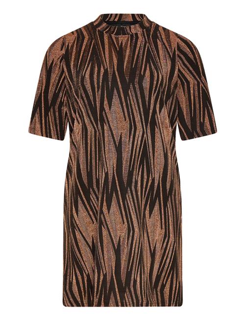 Zizzi Mfe, 1/2, Abk Dress Zizzi Gold