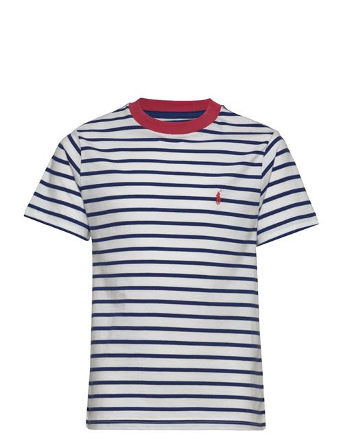 Ralph Lauren Kids Striped Cotton Jersey Tee Ralph Lauren Kids Blue