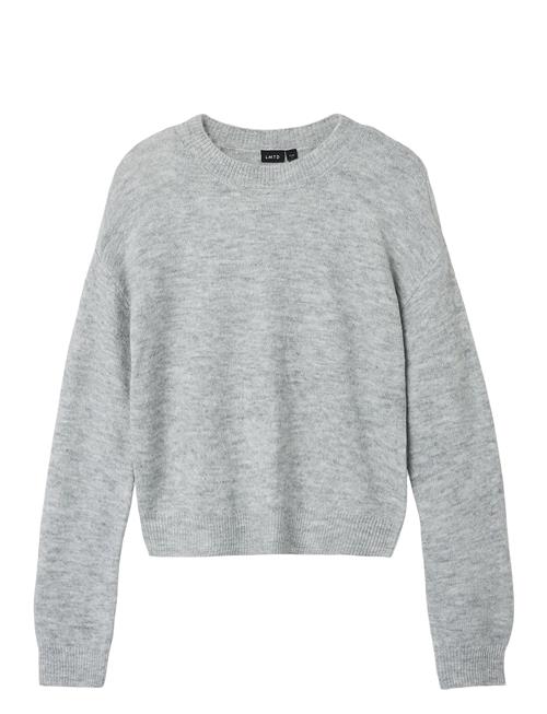 LMTD Nlflodet Ls Short Knit Noos LMTD Grey