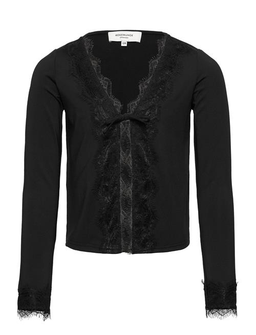 Rosemunde Kids Cardigan W/ Lace Rosemunde Kids Black