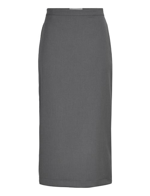 Suiting Midi Skirt REMAIN Birger Christensen Grey