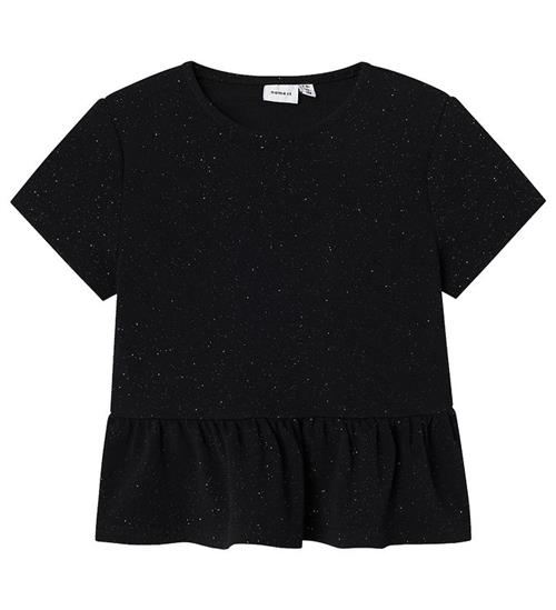 Se Name It Bluse - Cropped -NkfRoka - Black ved KidsWorld