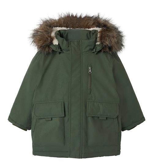 Se Name It Vinterjakke - NmmMaster05 Parka - Thyme ved KidsWorld