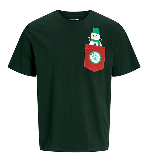 Se Jack & Jones T-shirt - JjXmas - Scarab ved KidsWorld