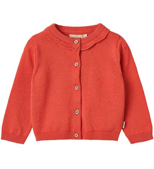 Wheat Cardigan - Strik - Amy - Candy Red