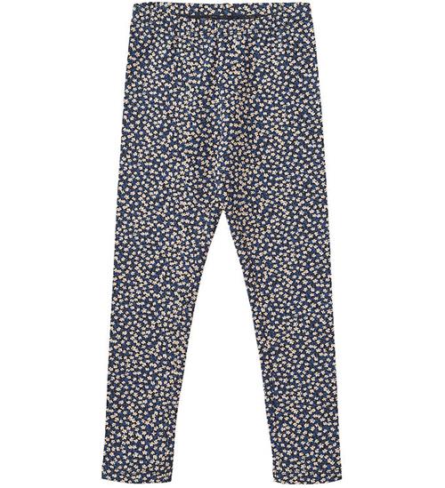 Se Wheat Leggings - Jules - Blue Flowers ved KidsWorld