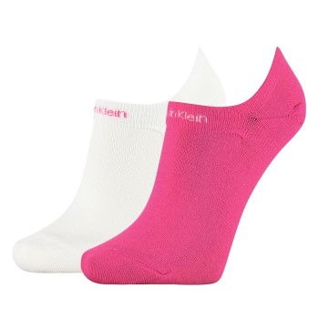 Calvin Klein Legwear Calvin Klein Strømper 2P Leanne Coolmax Gripper Liner Socks Rosa/Hvid Strl 37/41 Dame