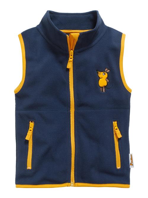 PLAYSHOES Vest 'DIE MAUS'  marin / gylden gul