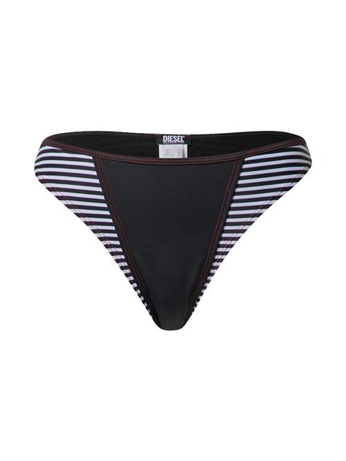 DIESEL Bikinitrusse  sort / hvid