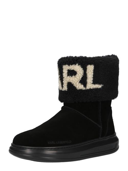 Se Karl Lagerfeld Snowboots 'Kapri Kosi'  beige / sort ved About You