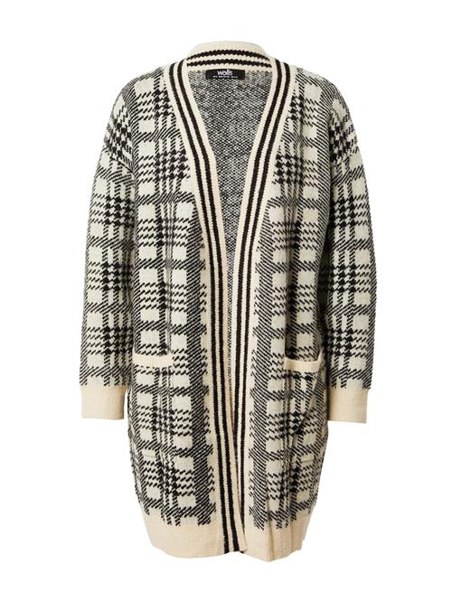 Se Wallis Cardigan  beige / mørkebrun ved About You