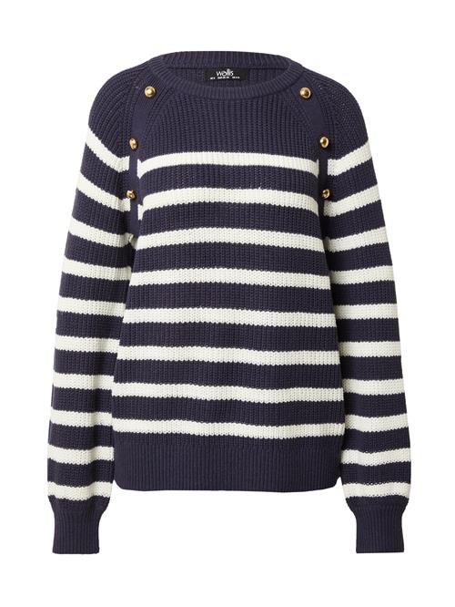 Wallis Pullover  navy / hvid