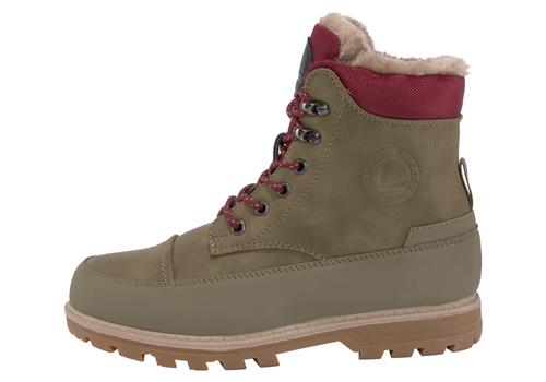 LUHTA Boots  lysebeige / oliven / carminrød