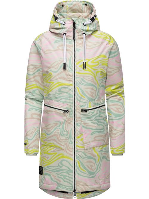 Ragwear Funktionsfrakke 'Holstic'  lemon / mint / pastelgrøn / lyserød