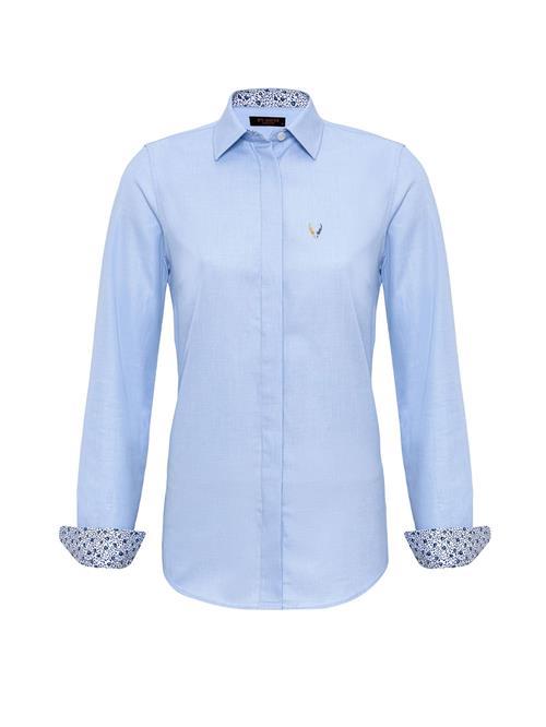 By Diess Collection Bluse  blå / lyseblå / mørkeblå / gul