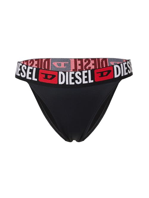 DIESEL Bikinitrusse 'EBBYS'  rød / sort / hvid