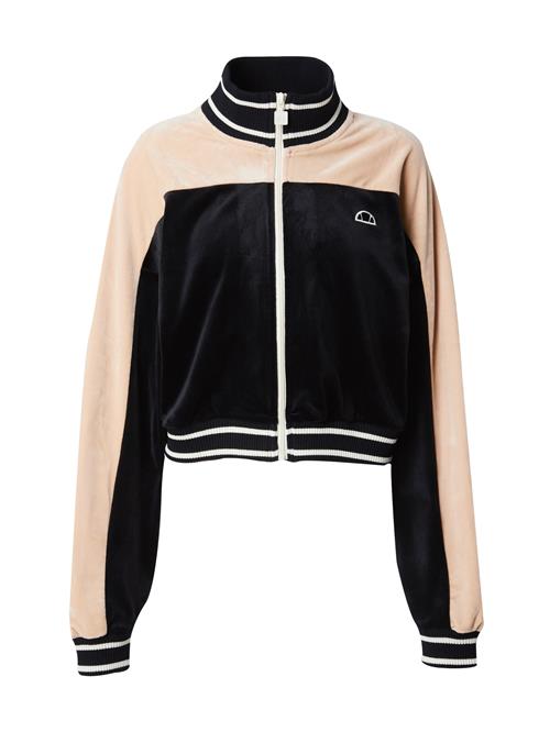 ELLESSE Sweatjakke 'Bloom'  beige / sort / hvid