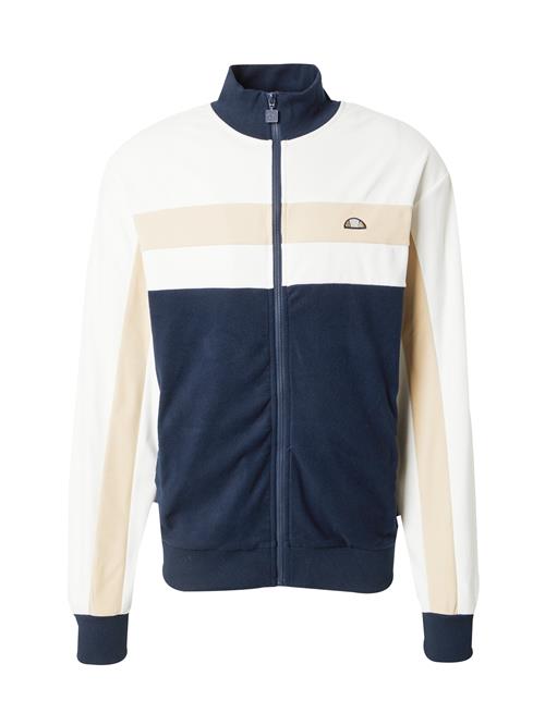 ELLESSE Fleecejakke 'Anzios'  beige / navy / hvid