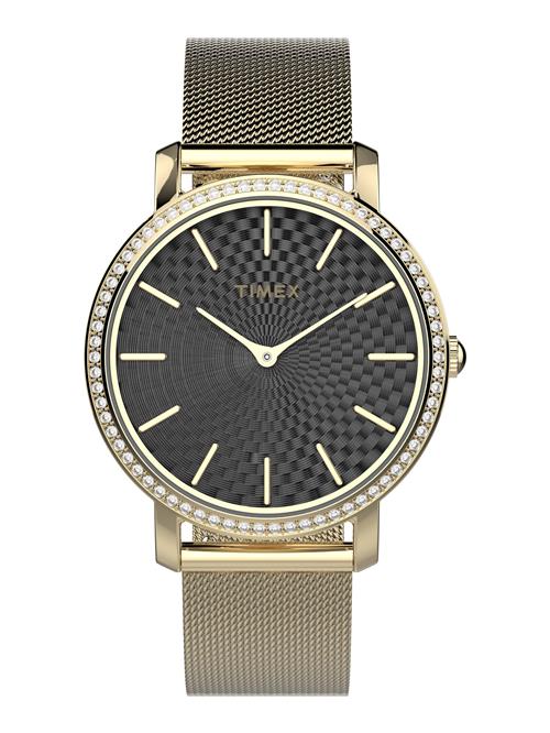 TIMEX Analogt ur 'Transcend City Collection'  guld / sort