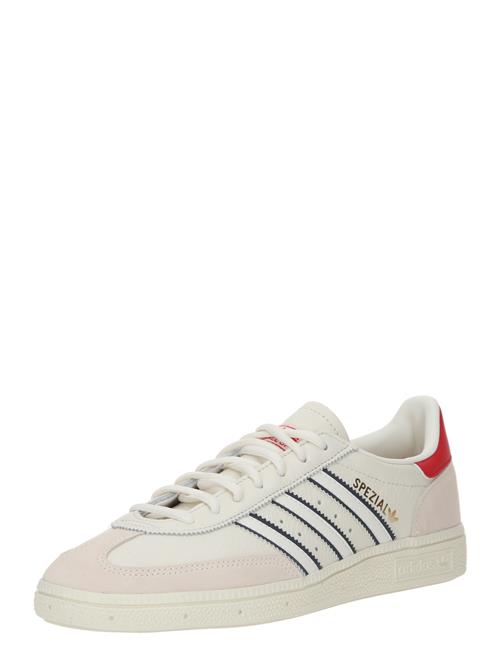 Se ADIDAS ORIGINALS Sneaker low 'Handball Spezial'  marin / guld / rød / uldhvid ved About You