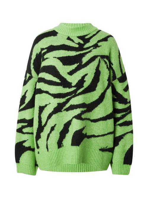 Monki Pullover  græsgrøn / sort