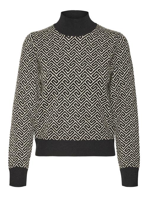 VERO MODA Pullover 'ARIA'  beige / sort