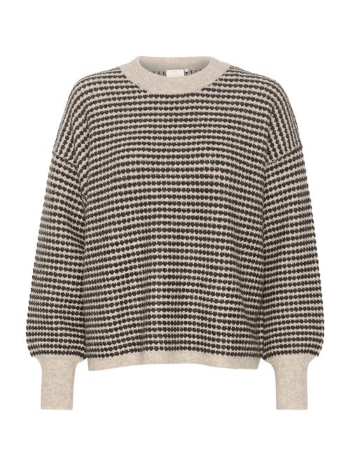 Se Kaffe Pullover 'Ellery'  greige / sort ved About You