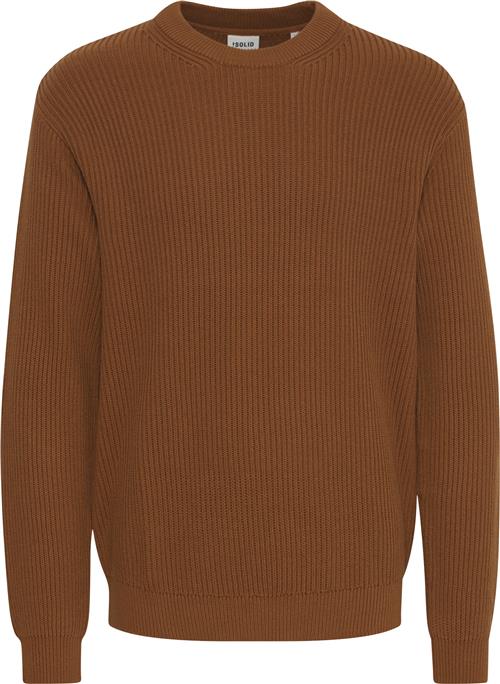 !Solid Sdgia Mand Caramel Café Sweaters Casual Fit Str XXL - hos Magasin