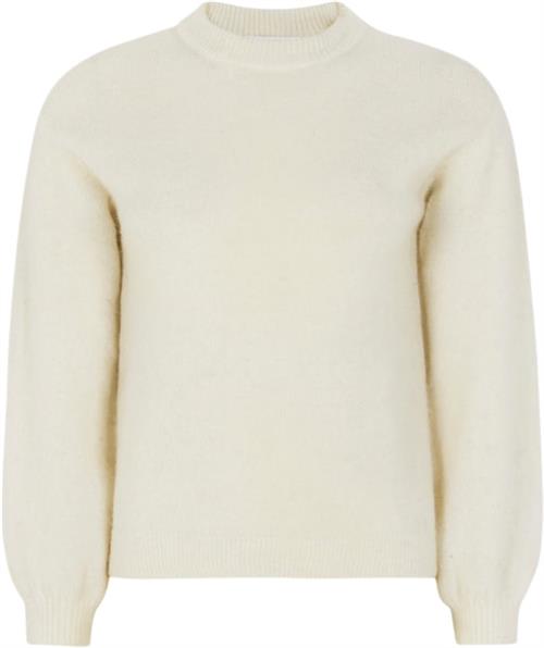 Se Soft Rebels Srallison Knit Kvinde Arctic Wolf Langærmede Bluser Regular Fit Str XS - hos Magasin ved Magasin