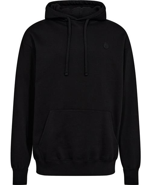 Wood Wood Cass Tirewall Hoodie Gots Mand Black Hoodies Str S - hos Magasin