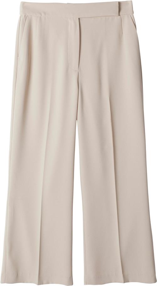 Se Stylein Bonita Trousers Kvinde Cream Bukser Med Brede Ben Str L - hos Magasin ved Magasin