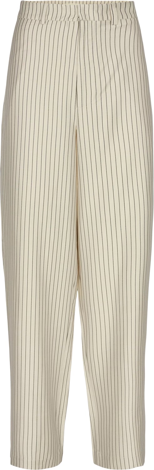 Sofie Schnoor Trousers Kvinde Sand Bukser Med Brede Ben Str L - hos Magasin