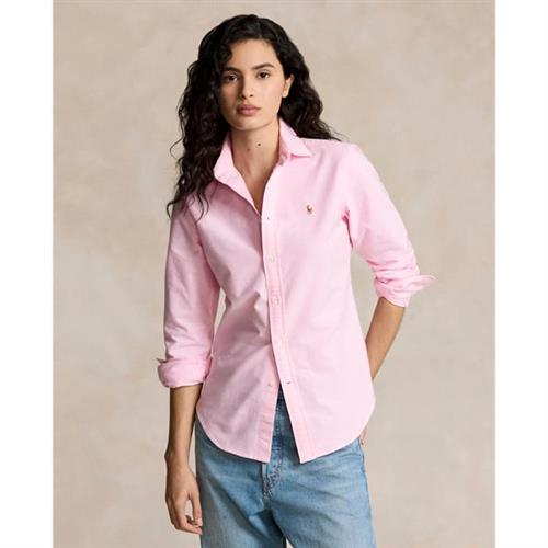 Polo Ralph Lauren Classic Fit Oxford Shirt Kvinde Bath Pink Langærmede Skjorter Str 34 - Bomuld hos Magasin