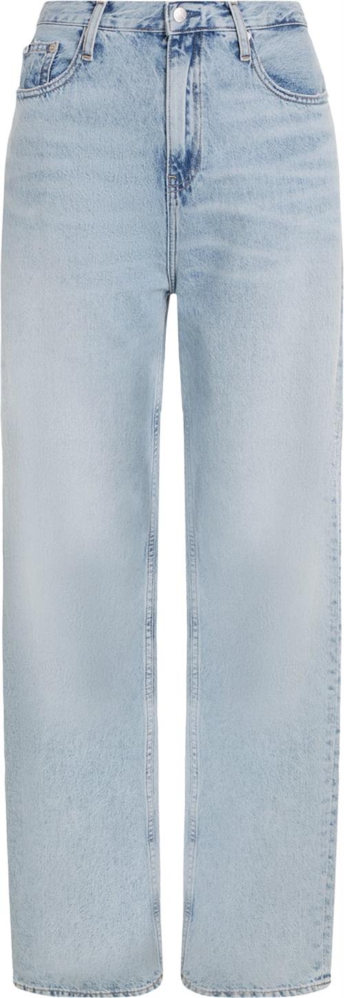 Se Calvin Klein High Rise Relaxed Kvinde 1aa Straight Jeans Str 26/32 - hos Magasin ved Magasin