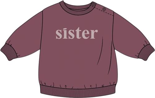 The New Tnsmolly Sweatshirt Str 98 cm - Crushed Berry Sweatshirts hos Magasin