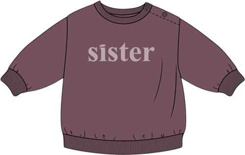 The New Tnsmolly Sweatshirt Str 68 cm - Crushed Berry Sweatshirts hos Magasin