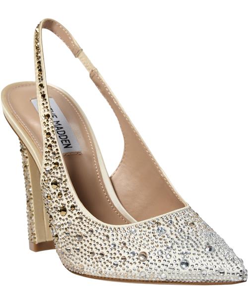 Steve Madden Feter Slingback Kvinde Gold Multi Slingbacks Str 40 - hos Magasin