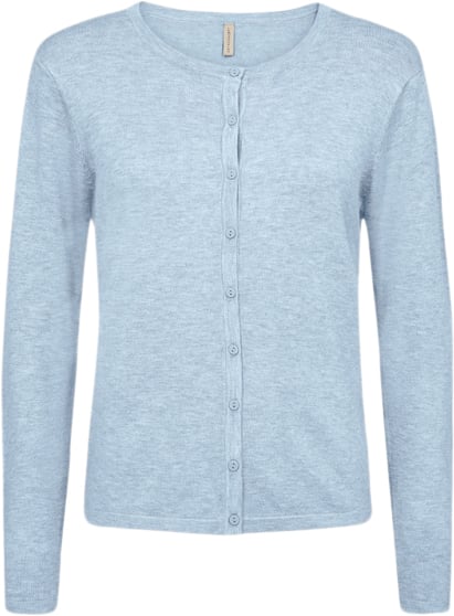 soyaconcept Scdollie 446 Cardigan Lyseblå Kvinde 96040 Lyseblå Cardigans Str M - Nylon hos Magasin