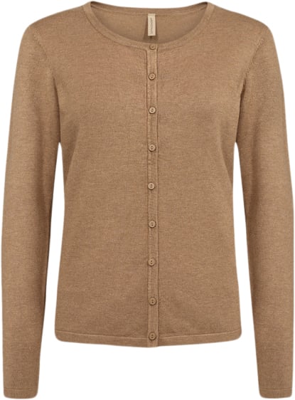 soyaconcept Scdollie 446 Cardigan Camel Kvinde 98404 Camel Cardigans Str S - Nylon hos Magasin