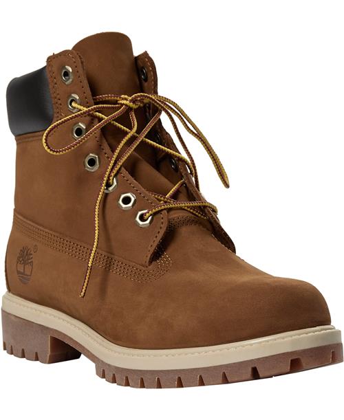 Se TIMBERLAND Timberland Premium 6 Inch Lace UP W Mand Dk Wht Nubuck Snørestøvler Str 39,5 - hos Magasin ved Magasin