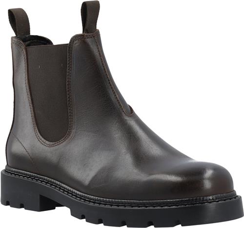 Se Bianco Biajeff Chelsea Boot Tumbled Leather Mand Dark Brown Chelsea Boots Str 40 - hos Magasin ved Magasin