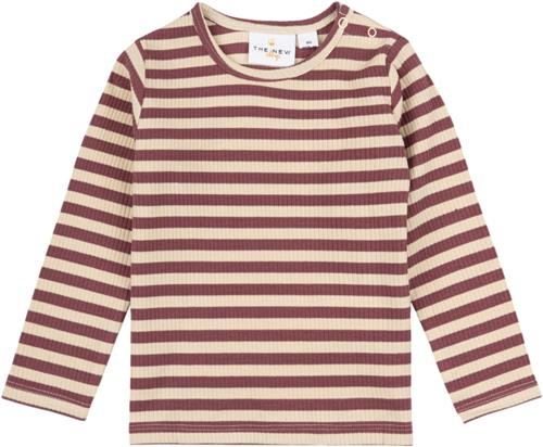 Se The New Tnsfro Uni L_S Rib Tee Str 74 cm - Crushed Berry Langærmede T-shirts Bomuld hos Magasin ved Magasin