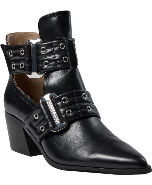 Steve Madden Giustine Boots Kvinde Black Leather Støvletter Str 41 - hos Magasin