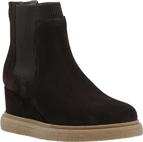 Se Cashott Casanja Chelsea Boot Suede Kvinde Coffee Chelsea Boots Str 40 - hos Magasin ved Magasin