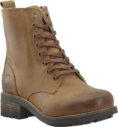 Cashott Caskarla Lace Boot WR Warm Lining Oil Nubuck Kvinde Bison Snørestøvler Str 41 - hos Magasin