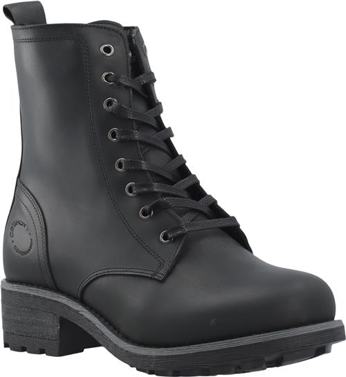 Se Cashott Caskarla Lace Boot WR Warm Lining Oil Nubuck Kvinde Black Snørestøvler Str 37 - hos Magasin ved Magasin